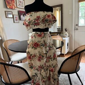 American Eagle Outfitters Floral Maxi Skirt Set